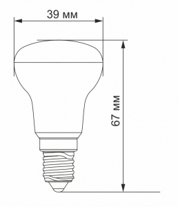 LED лампа VIDEX R39e 4W E14 4100K - Главное фото